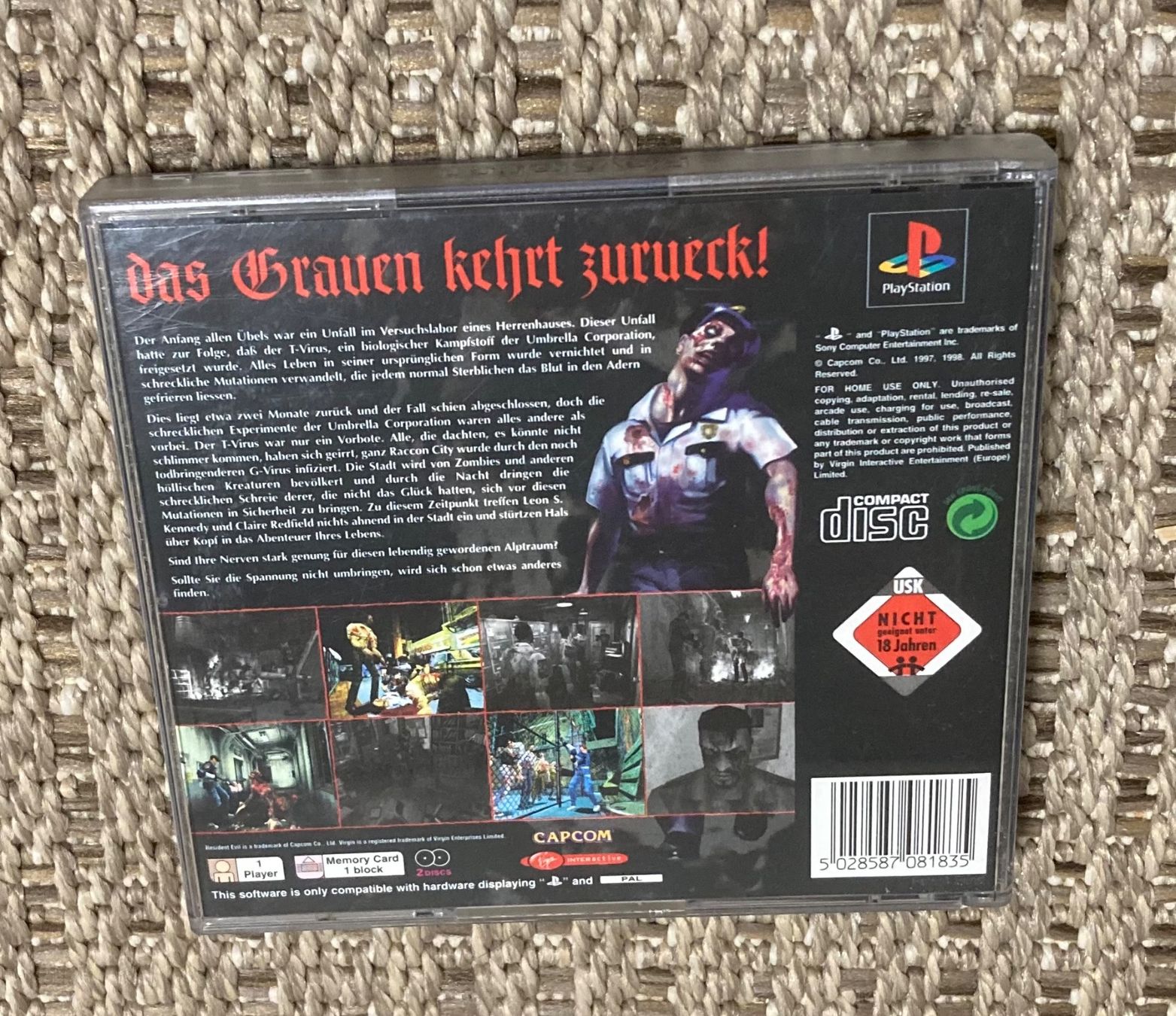 Giochi: Resident Evil 2 - PS1 – Usato da Rüfenach AG venduto da r_Mai 2