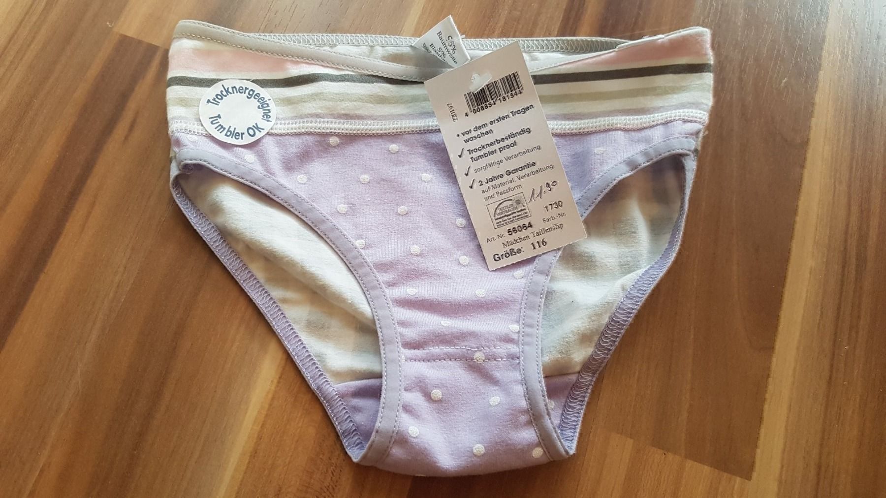 Unterwäsche: Mädchenslip gr 116 von Ewers – Neu (gemäss Beschreibung) aus Schwarzenburg von Flamingo07