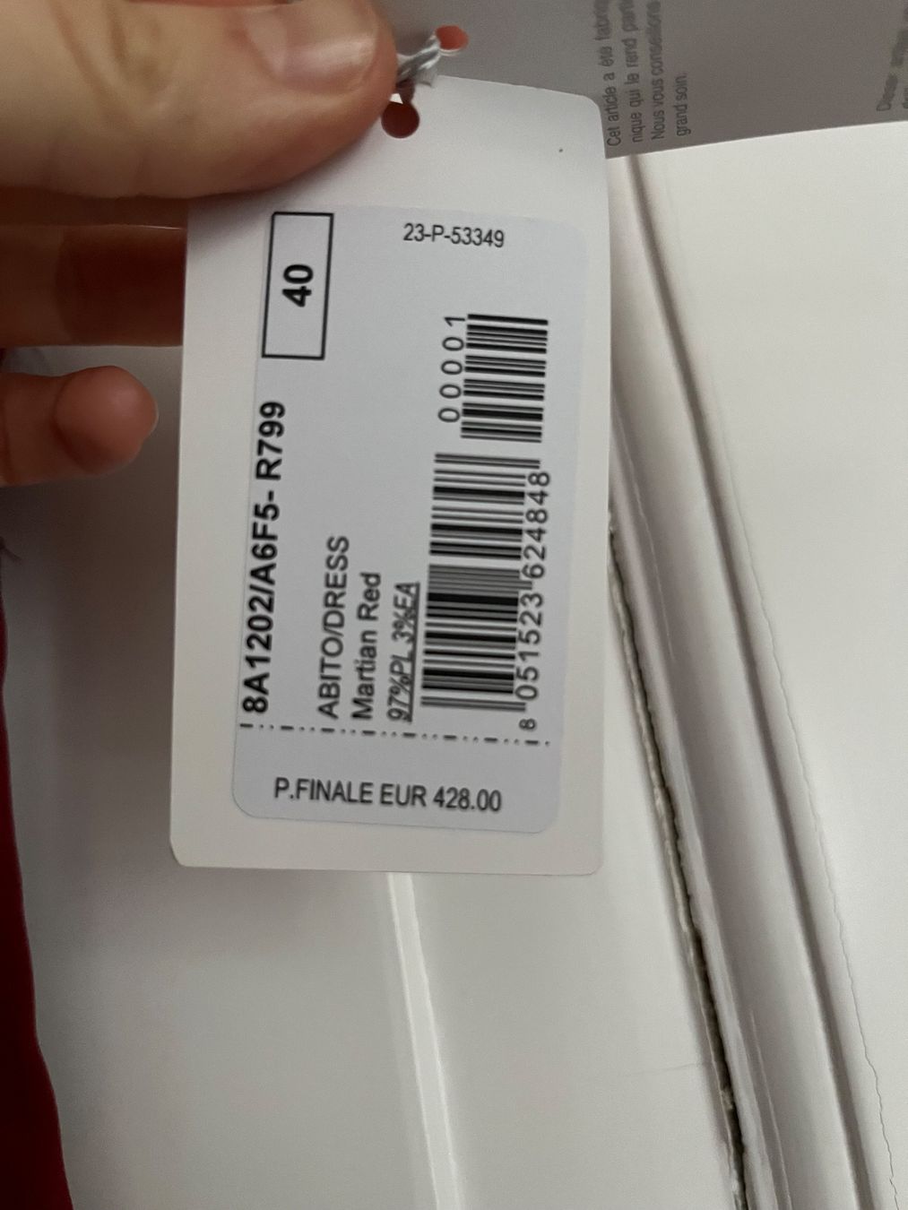 Patrizia Pepe Vestiti: Rotes Kleid mit Federn Patrizia Pepe – Nuovo e nell'imballaggio originale da Zürich venduto da luc_7rg9 4