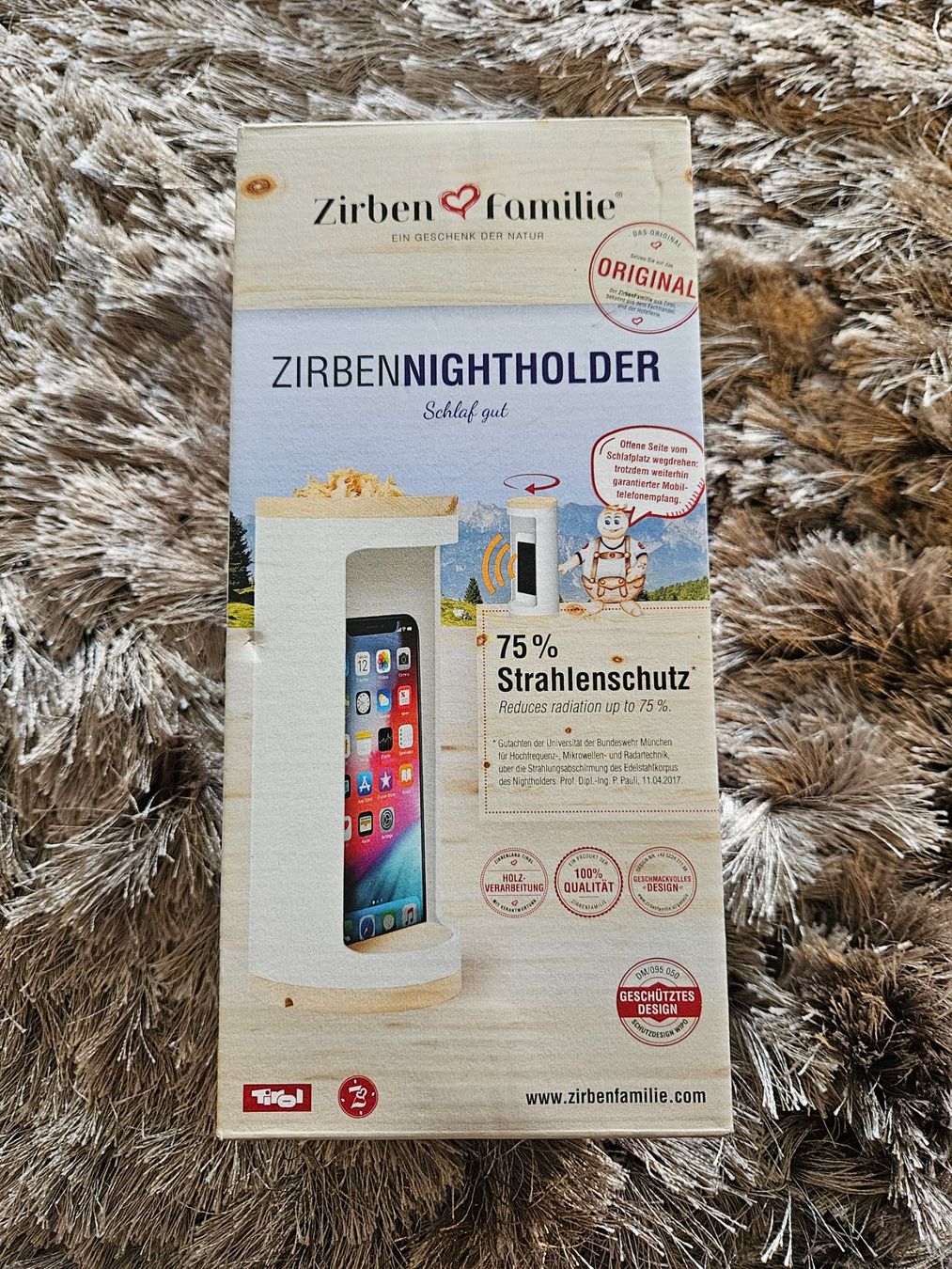Staffe: ZirbenNightholder Strahlenschutz – Nuovo e nell'imballaggio originale da Luzern venduto da schuhparadies159