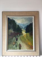 Magische spaziergang  Moderne  Oel Bild Signiert Exklusiv