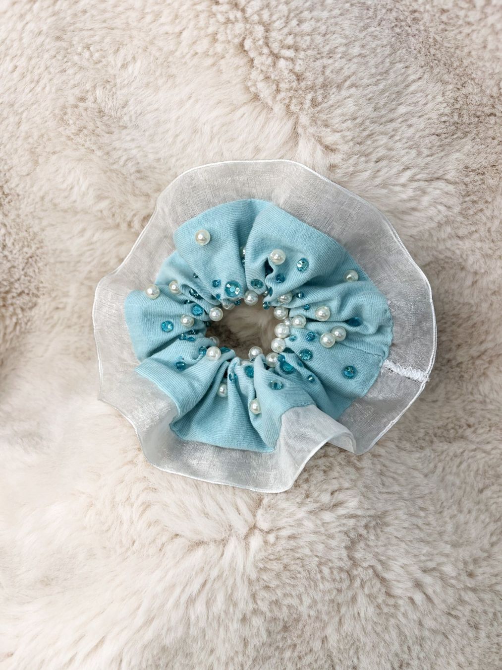 Accessori per capelli: Scrunchie Upcyclé Fait-main "Glam" - Taille classique – Nuovo e nell'imballaggio originale da Villars-sur-Glâne venduto da maeva_christan_mc
