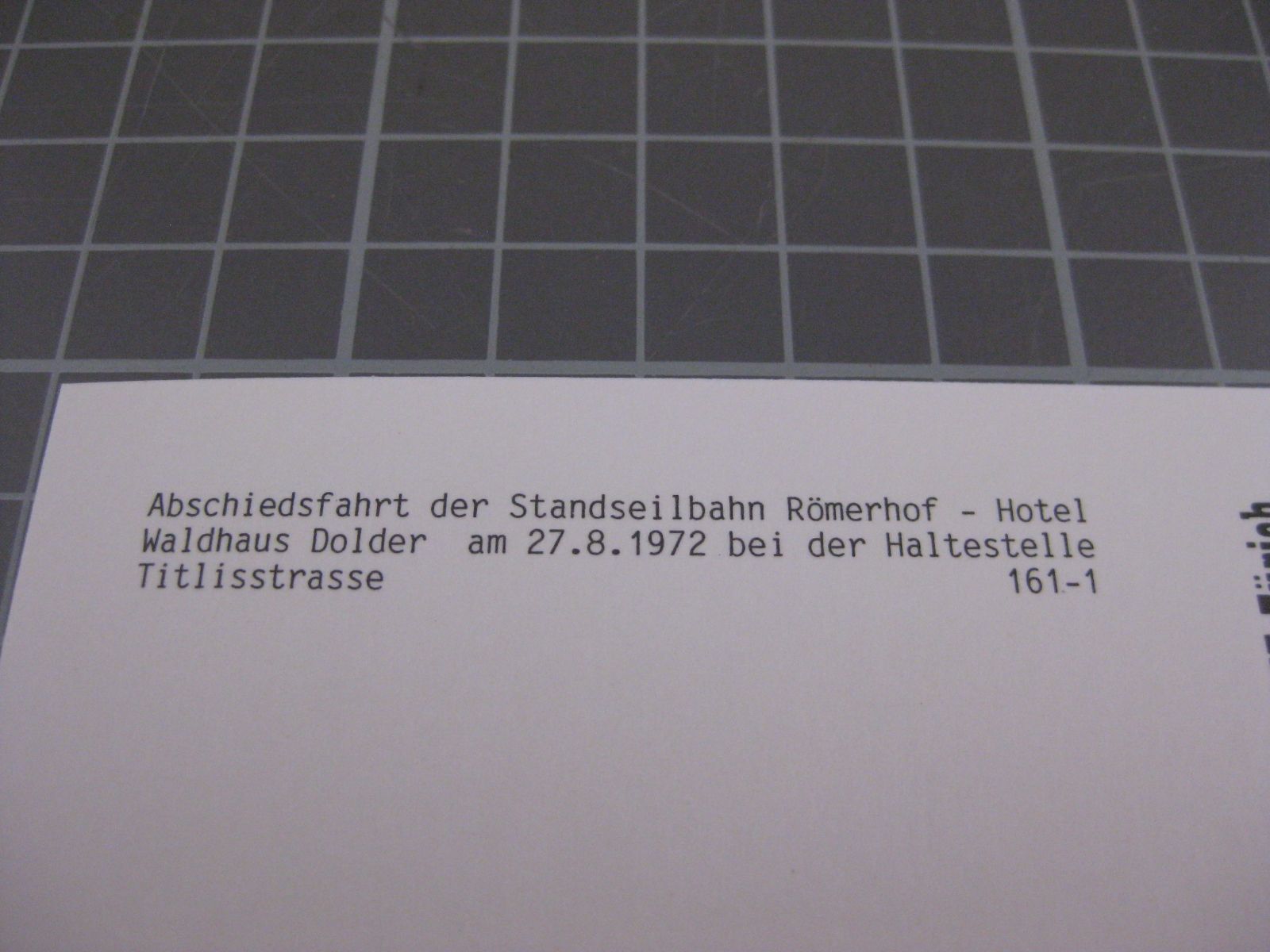 Cartoline postali: AK Dolderbahn Zürich – Nuovo (secondo la descrizione) da Malters venduto da Marosko 2