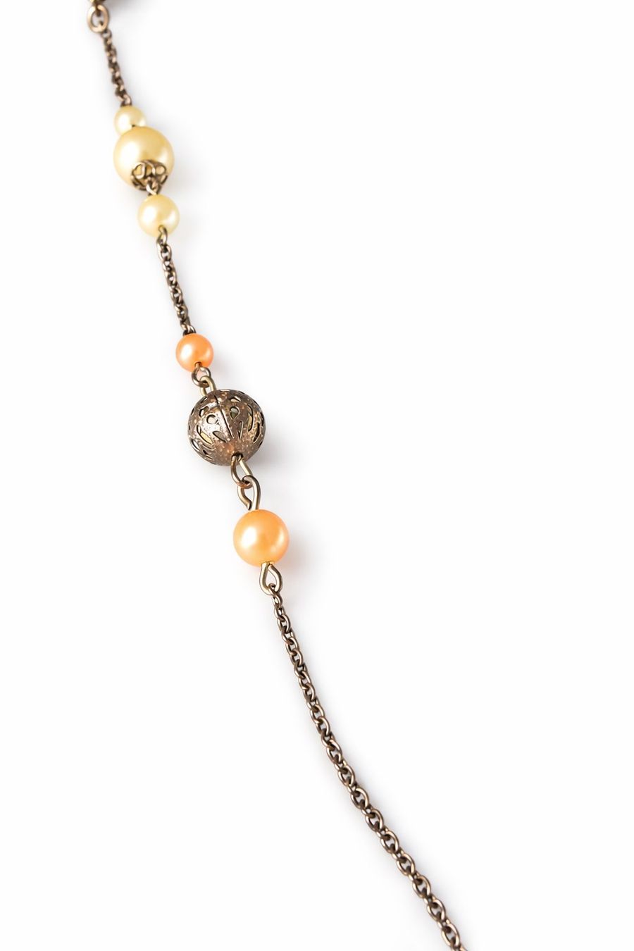 Catenine: Perlenkette Braun Gold Damen – Nuovo (secondo la descrizione) da Fully venduto da VaneaSelection 5