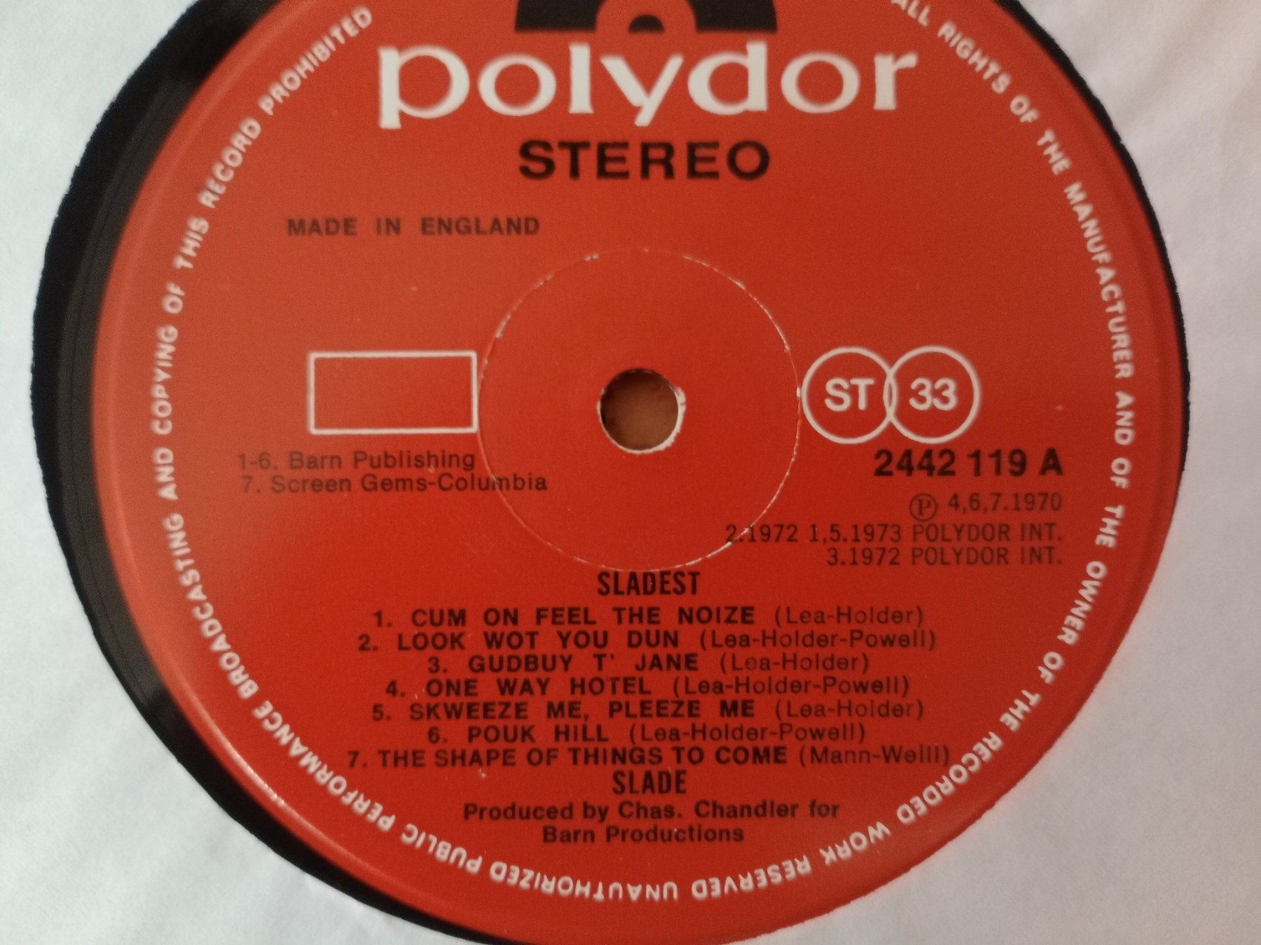 Dischi in vinile: Slade - Sladest - Polydor Record - Selten - – Usato da Waldenburg venduto da STICKER_KING 5