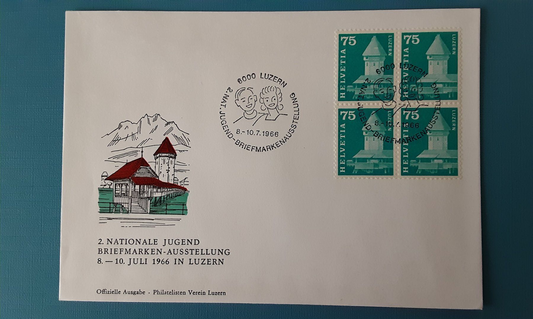 Alle Briefmarken: Kappelbrücke Luzern – Gebraucht aus Stans von Kaelti