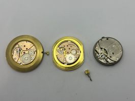 3 Uhwerke (Peseux 320, Peseux 7040)
