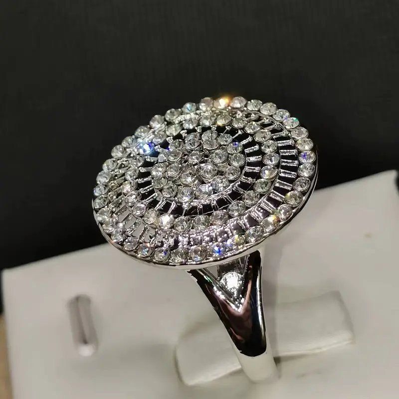 Anelli: Eleganter Ring mit Zirkonia Grösse 9/59mm – Nuovo e nell'imballaggio originale da Glattbrugg venduto da majuska01