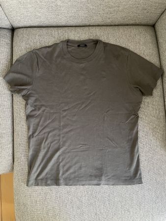 Massimo Dutti - T-Shirt, grau, Gr. S, Baumwolle