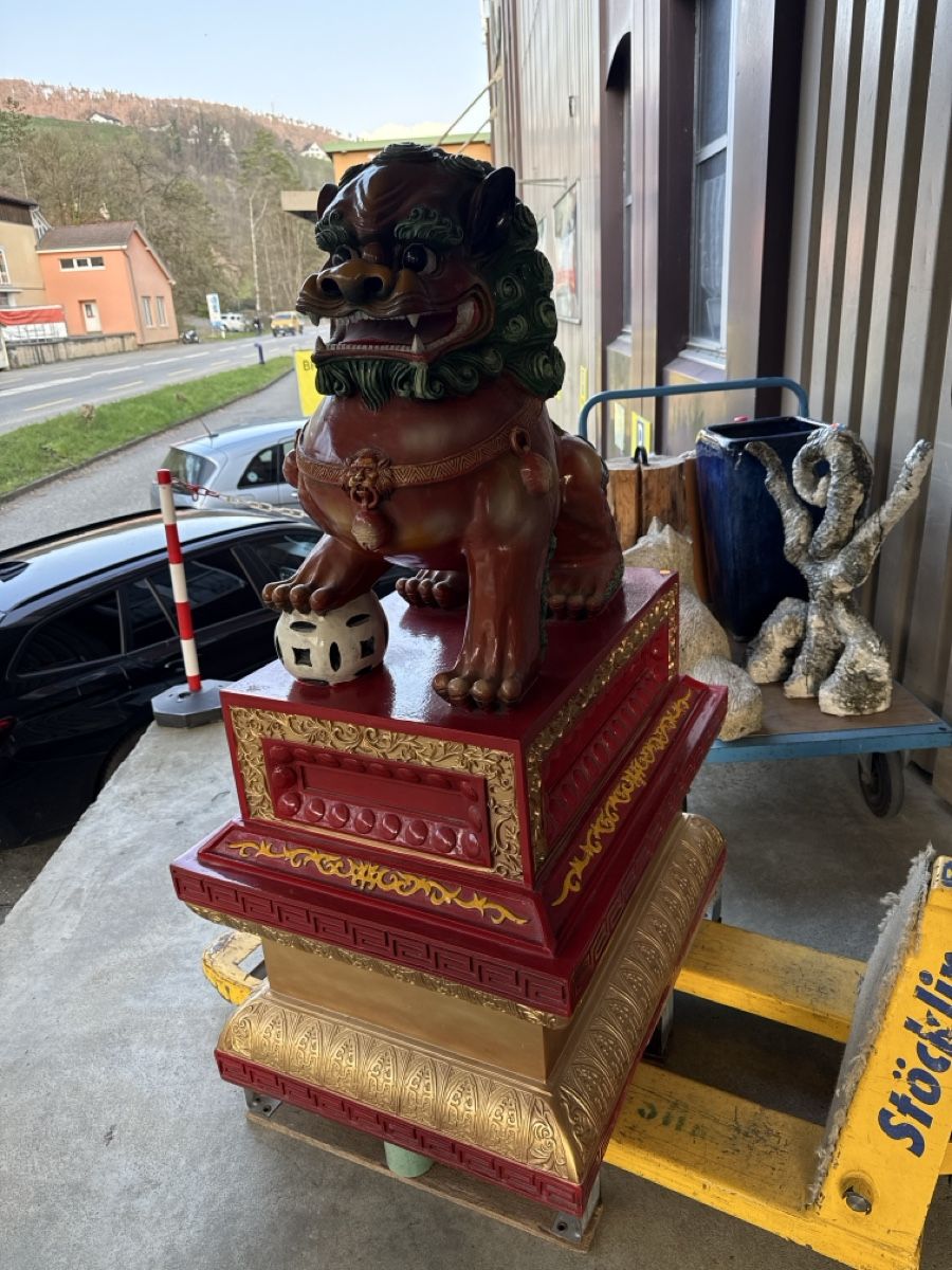 Statuette: Asiatische Löwenstatue – Usato da Zwingen venduto da Eiphone 1
