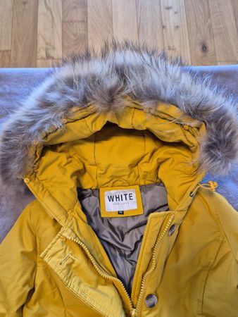 Wintermantel, Marke White New York, Gr. XS, Senfgelb