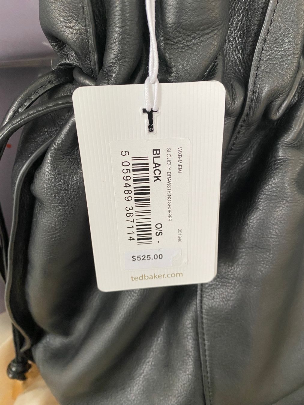 Ted Baker Borse da donna: TED BAKER Miemi Slouchy Drawstring Shopper Leder Black NEU – Nuovo (secondo la descrizione) da Zuerich venduto da Moochie 8