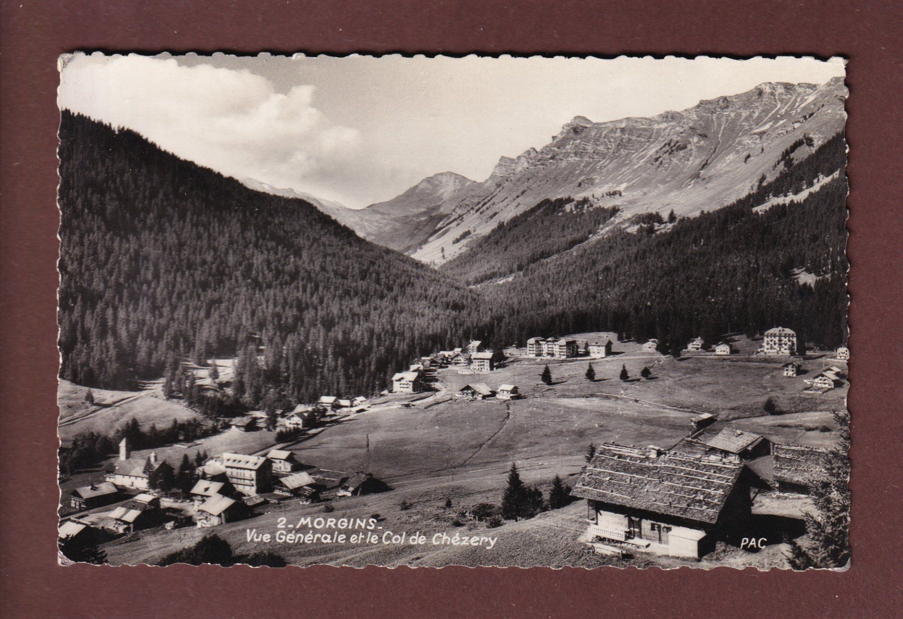 Cartoline postali: MORGINS et Col de Chézery – Usato da Pully venduto da nicecards