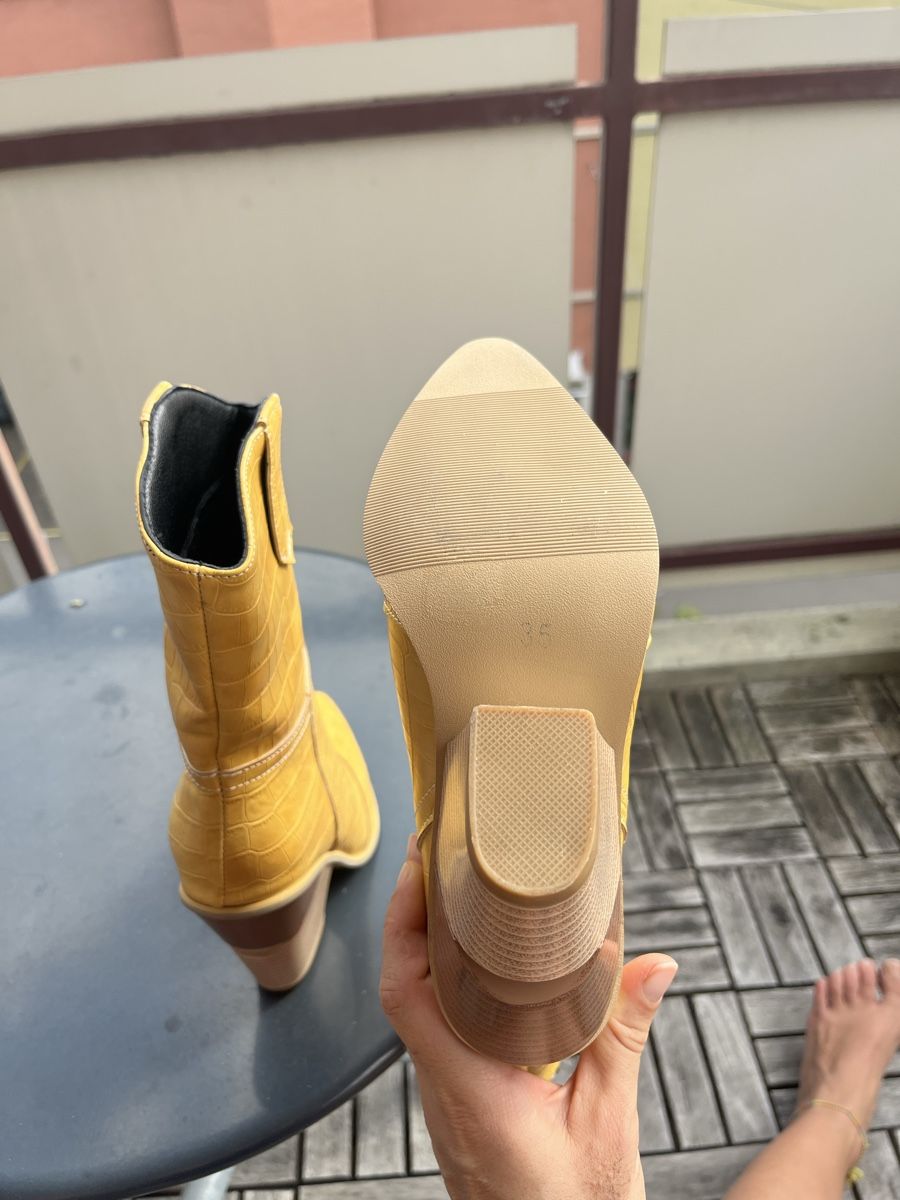 Damenschuhe: Gelbe Cowboystiefel – Neu (gemäss Beschreibung) aus Zürich von rob_l9n6 3