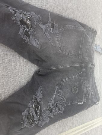 Philipp Plein Jeans Herren Grösse 30 Used Look Pailletten