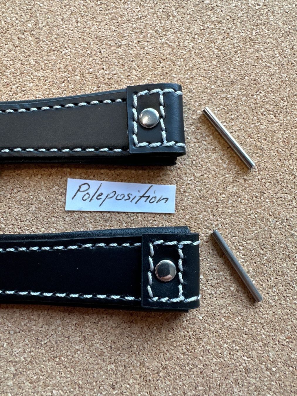 Bracciali & Braccialetti: Uhrenarmband Spezial als 20mm oder 24mm Leder schwarz, – Nuovo (secondo la descrizione) da Courlevon venduto da Poleposition 4