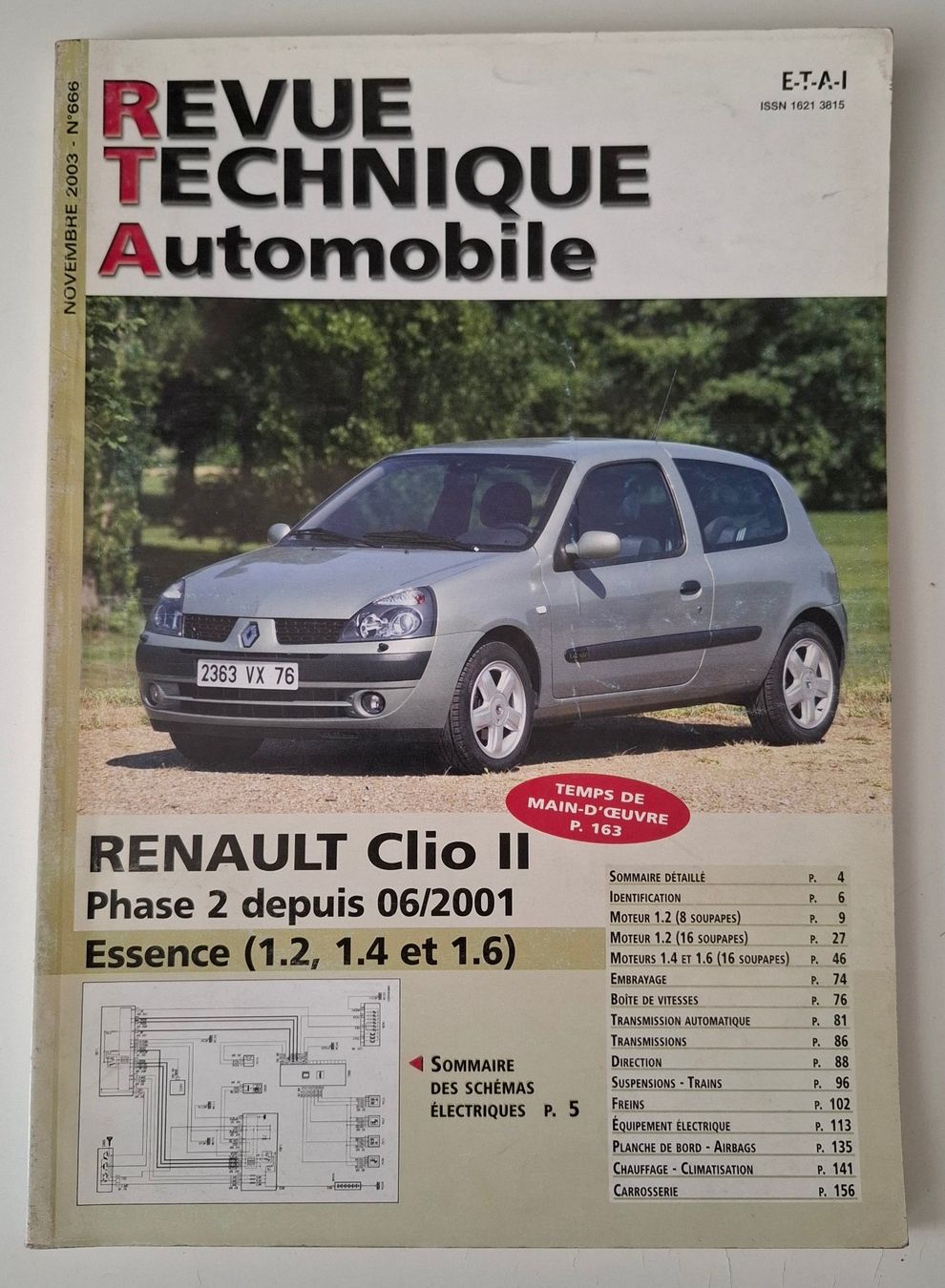 Riviste & Magazine: Revue Technique Automobile - Renault Clio II Phase 2 – Usato da Genève venduto da fab_x7q2