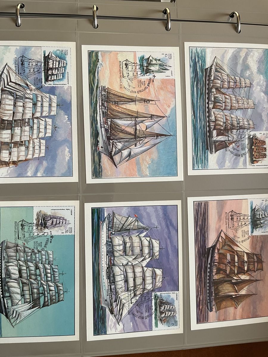 Cartoline postali: Zwei Alben Nautica – Usato da Neuenhof venduto da Himmel2 5