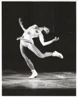 Orig. Pressefoto, Denise Biellmann, Eiskunstlauf, Pirouette