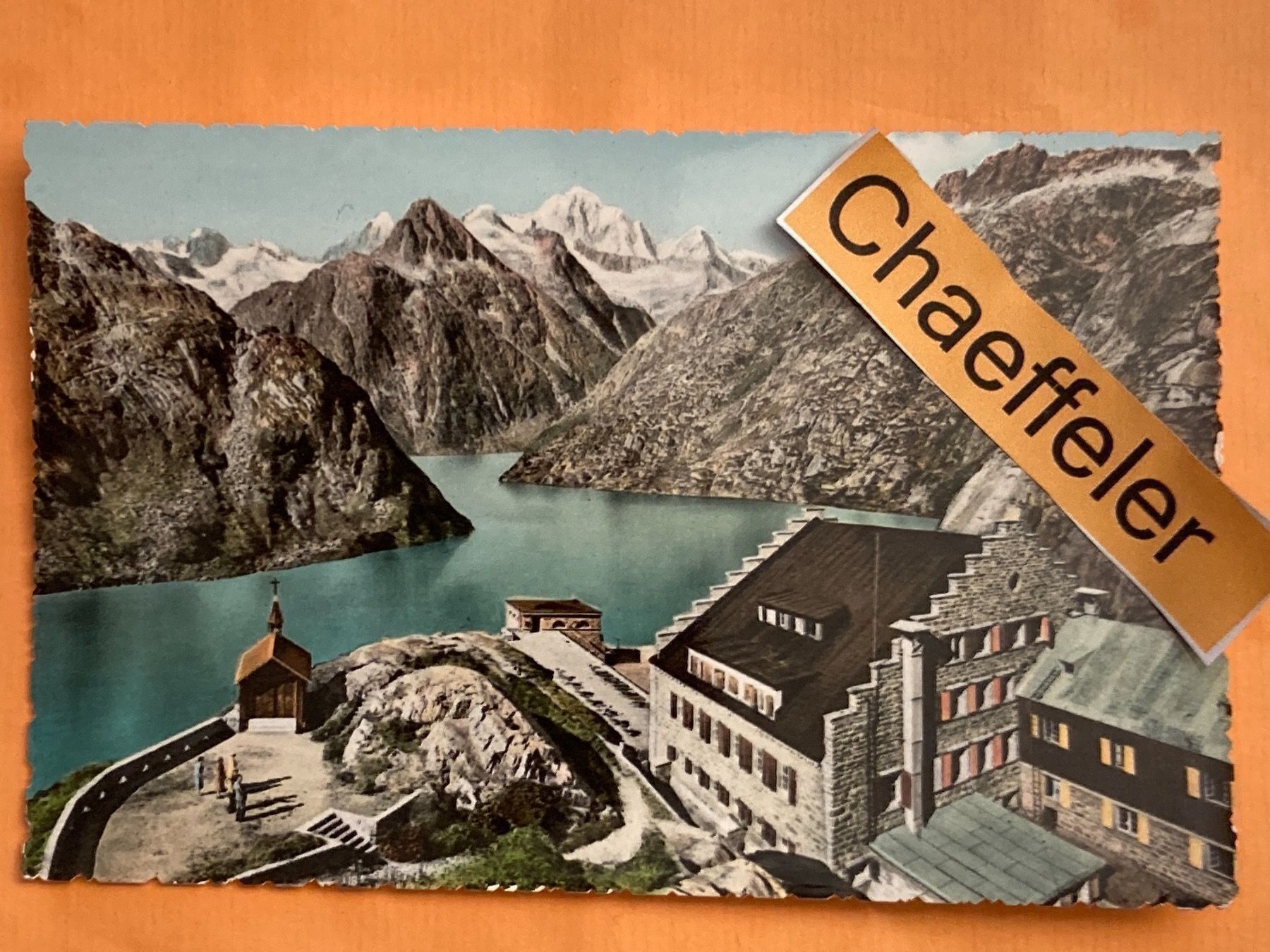 Ansichtskarten: Grimsel-Hospiz. – Gebraucht aus Zürich von Chaeffeler