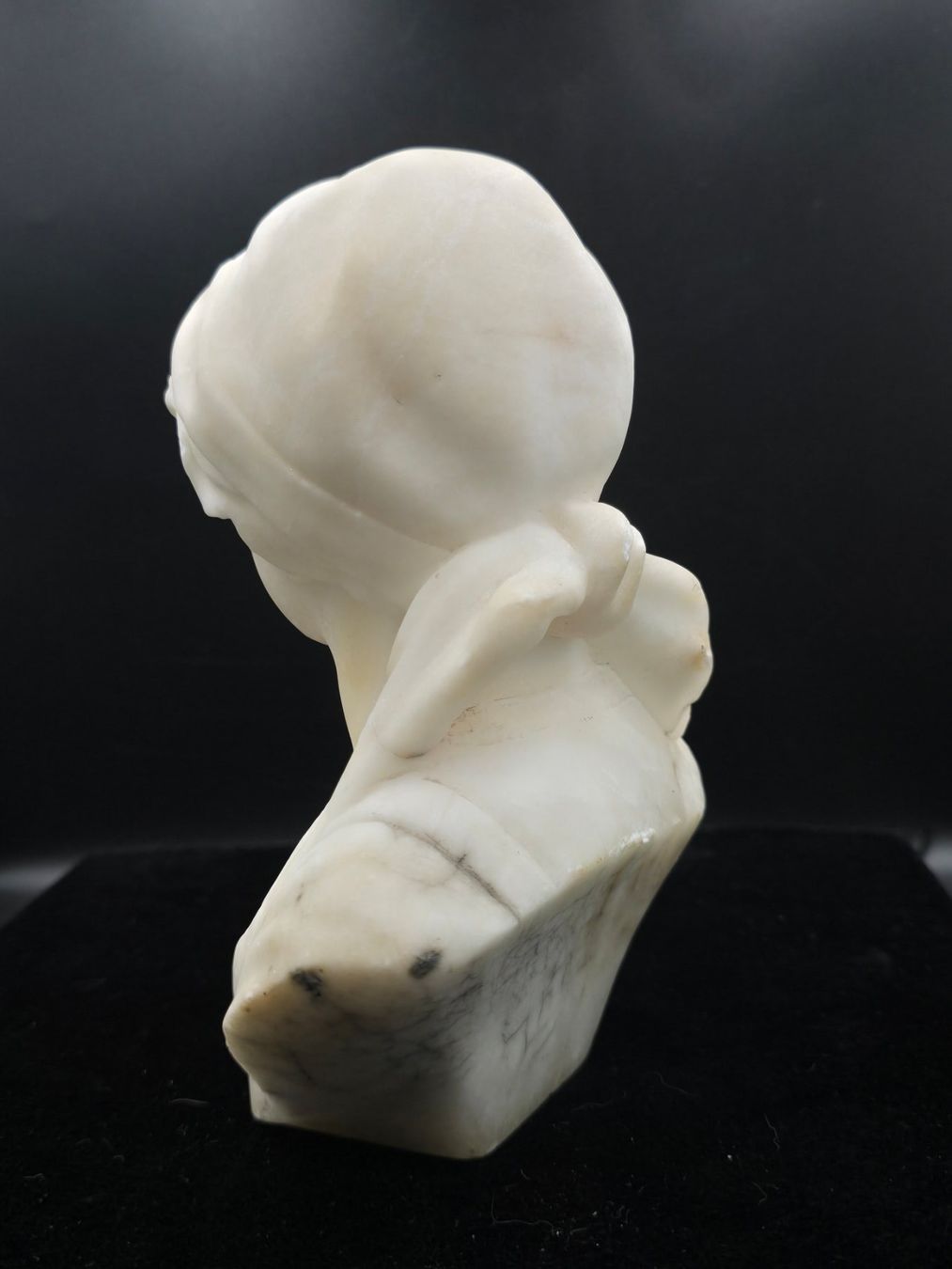 Statuette: Alabaster Büste Frau weiss – Usato da Rorschacherberg venduto da snOOpydOg11 4