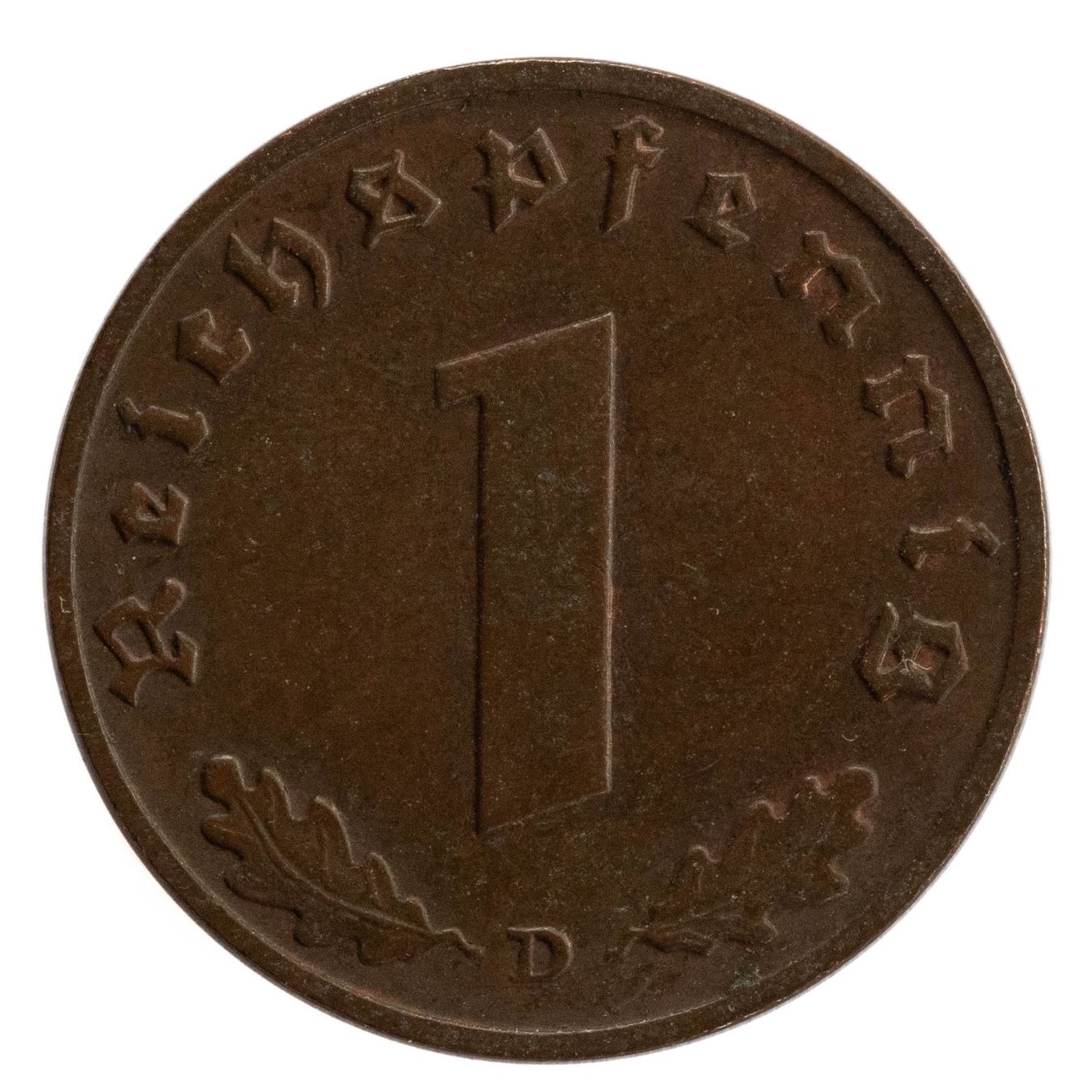 Tutti le monete: Deutschland - 1 Reichspfennig - 1938 - D – Usato da Rotkreuz venduto da num_6343