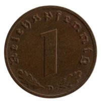 Deutschland - 1 Reichspfennig - 1938 - D
