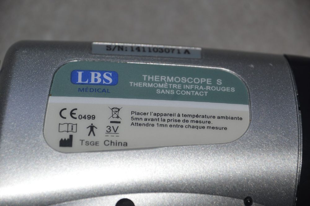 Thermomètre sans contact Thermoscope LBS Medical
