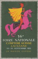 Vignette Comptoir Suisse 1955, ABC-Kat. 1955.0012.b