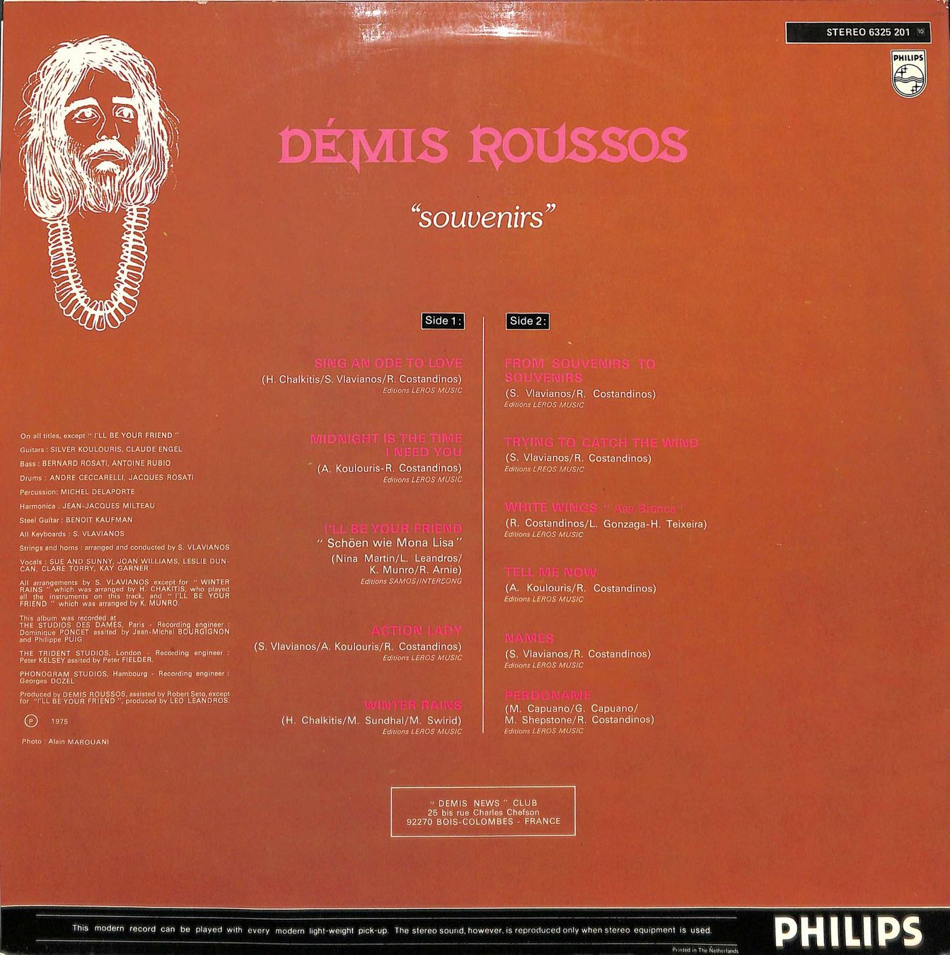 Dischi in vinile: LP: Démis Roussos - Souvenirs – Usato da Trimmis venduto da Dres2 1