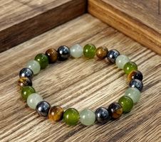Armband- Fülle und Wohlstand- Echtstein