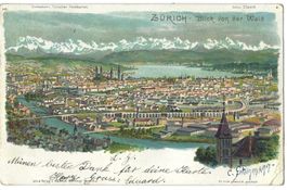 Z Ü R I C H  -  Blick  von  der  Waid