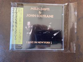 MILES DAVIS/JOHN COLTRANE LIVE IN NEWYORK TOKUMA JAPAN CD