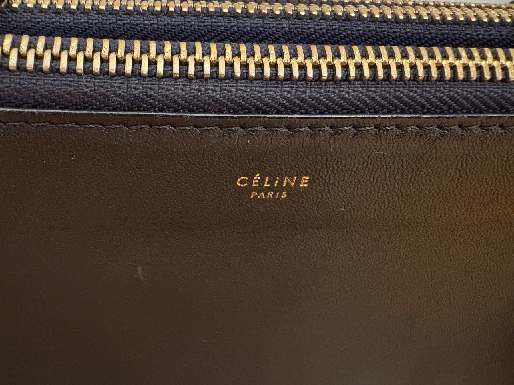 Celine Borse da donna: Celine - Small Trio Bag in Navy/Dunkelblau – Usato da Zürich venduto da cassandra1504 4