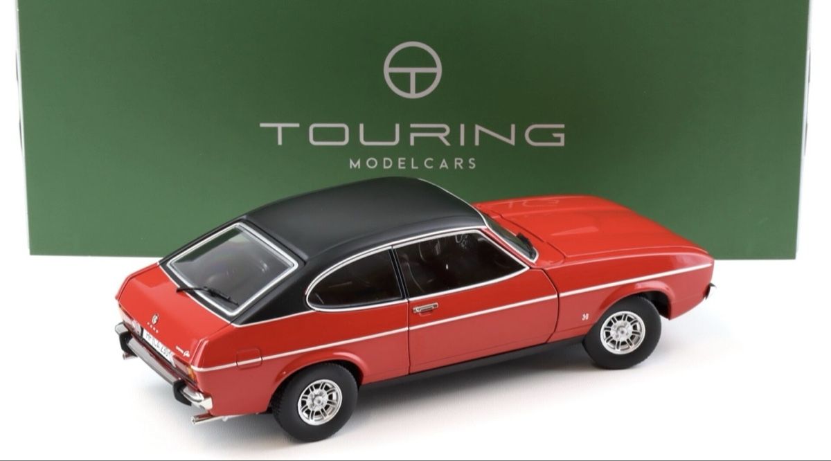 Ford Modellautos: Ford Capri MkI Touring rot/schwarz – Gebraucht aus Basel von Zomeg 2