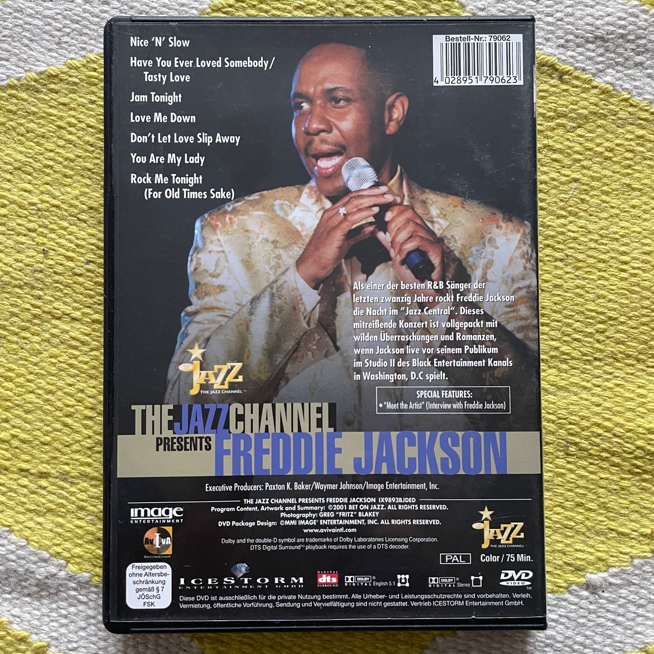 Tutti i DVDs: FREDDIE JACKSON-DVD FREDDIE JACKSON – Usato da Rorschacherberg venduto da CD-Roli 1