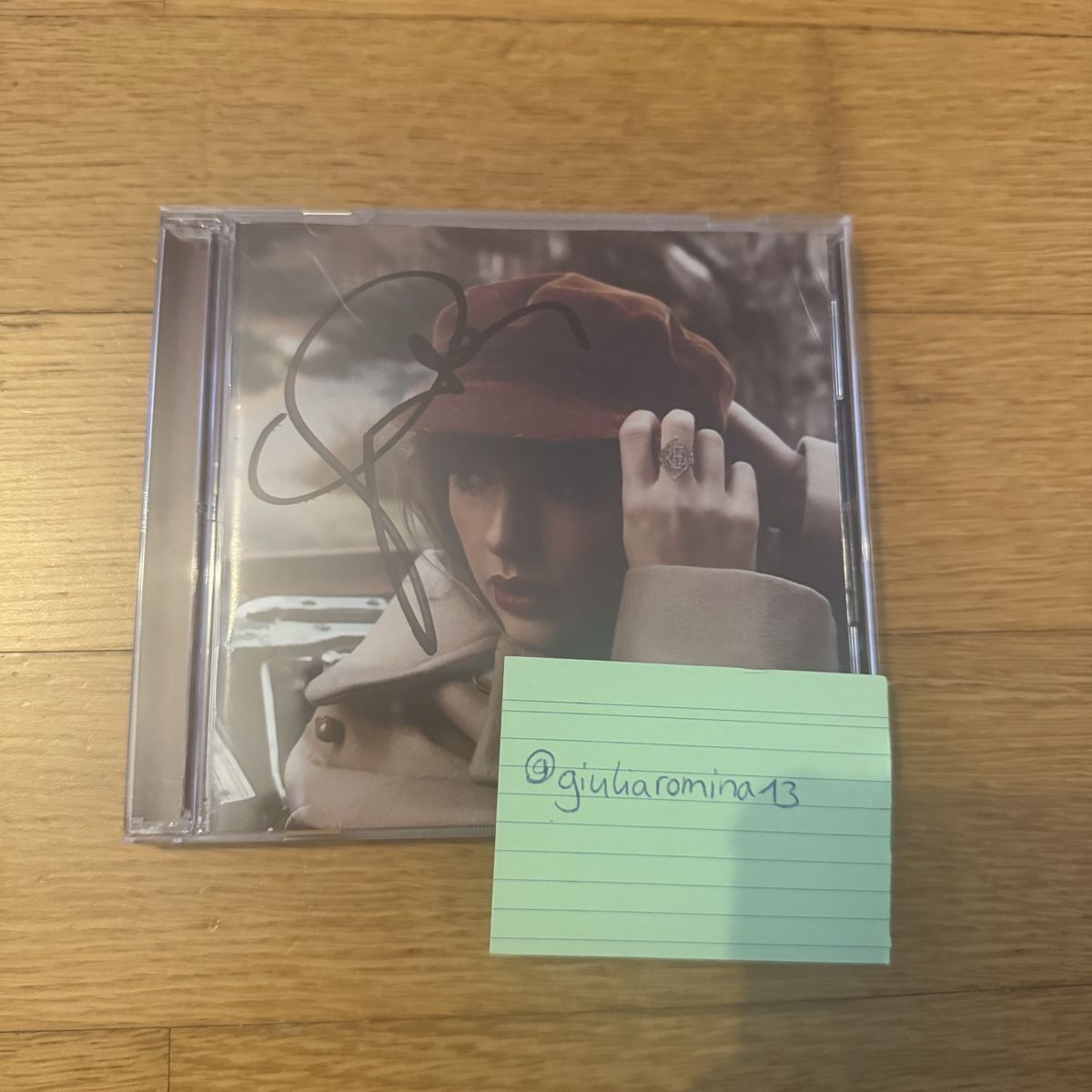 CDs: Taylor Swift Red signierte CD – Neu (gemäss Beschreibung) aus Sursee von giu_205