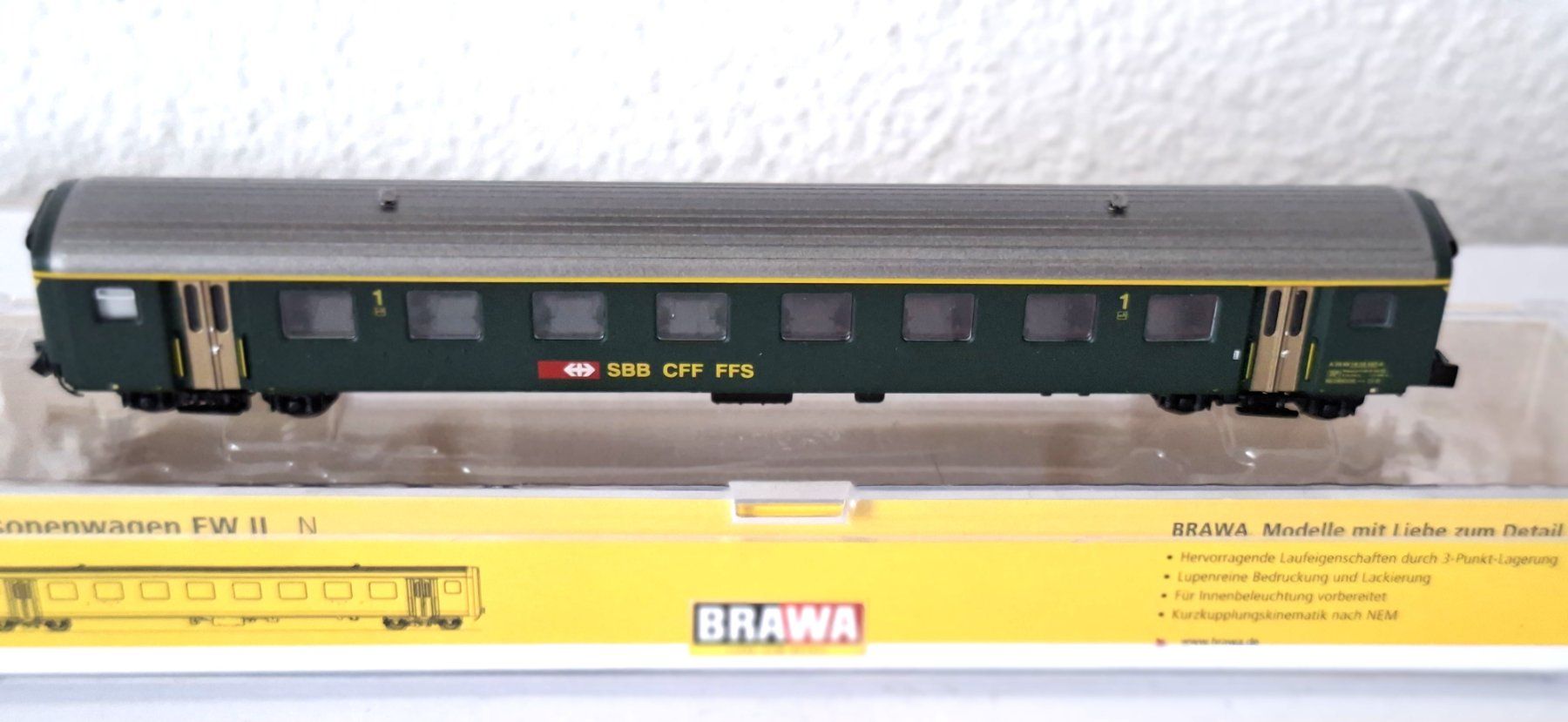 Brawa Modelleisenbahnen: Brawa SBB EW II A 65222 – Gebraucht aus Biberist von Ntrains 3