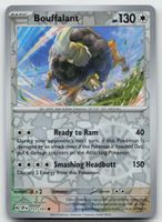 Pokemon Bouffalant Reverse 151/191 SSP EN 2024