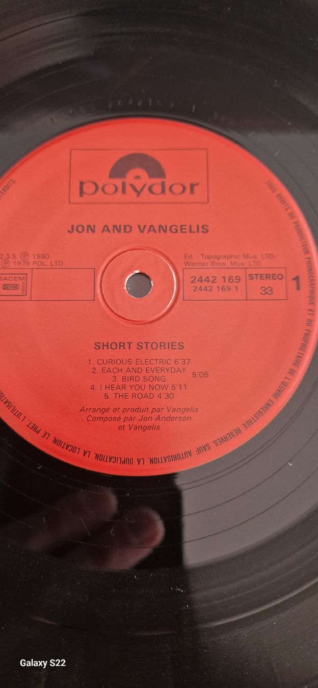Schallplatten: Jon & Vangelis – Short Stories – Gebraucht aus Yvonand von RF-VINYL 1