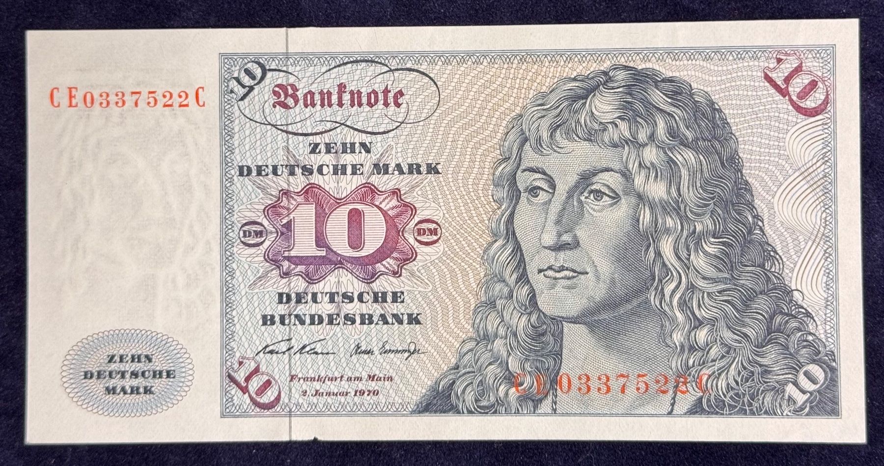 Banconote: Banknote, 10-Deutsche-Mark 1970 – Usato da Andwil SG venduto da Ariisa1234