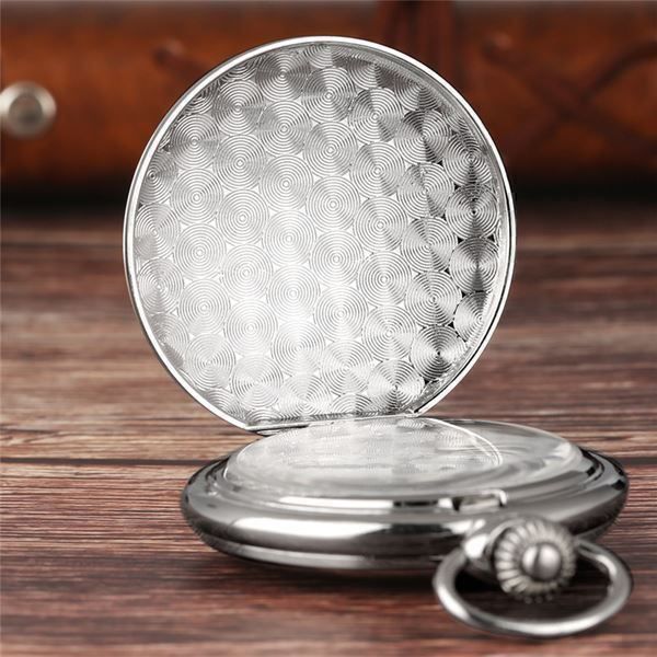 Orologi: Taschenuhr + Kette silberfarbig mit.Clip – Nuovo e nell'imballaggio originale da Diepoldsau venduto da preisparadies-ch 4