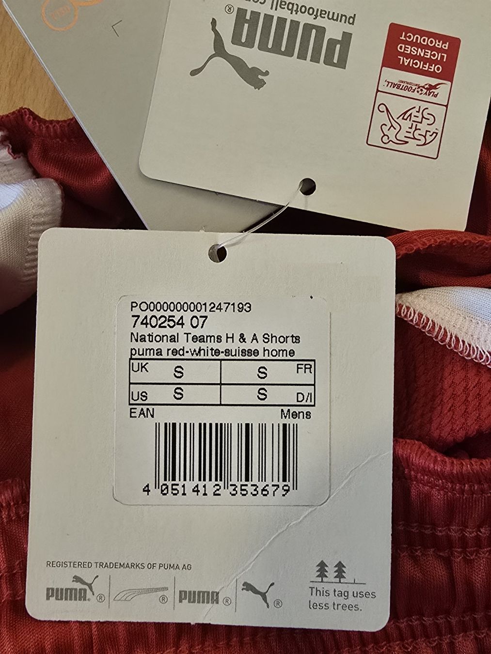 Puma Pantaloni: Schweiz Nati Puma Shorts, Grosse S – Usato da Le Mouret venduto da Pantini 5