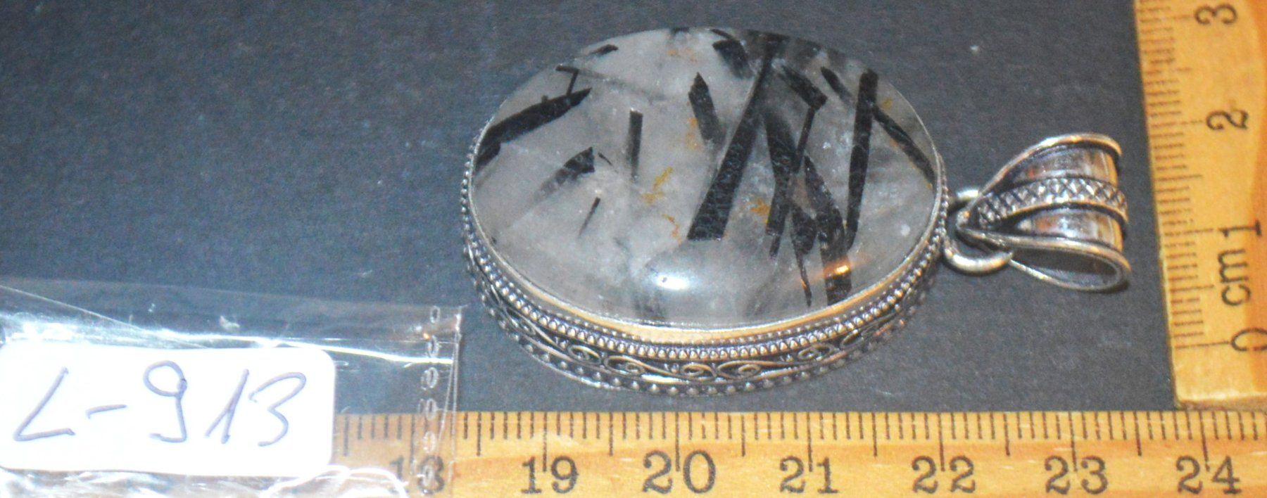 Ciondoli: Anhänger L-913 – Schwarzer Rutil – Nuovo e nell'imballaggio originale da Goldiwil (Thun) venduto da han_v5b7 5