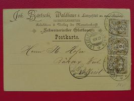 1903: Illustrierte Karte: LÜTZELFLÜH / GOLDBACH (BE) mit 58B