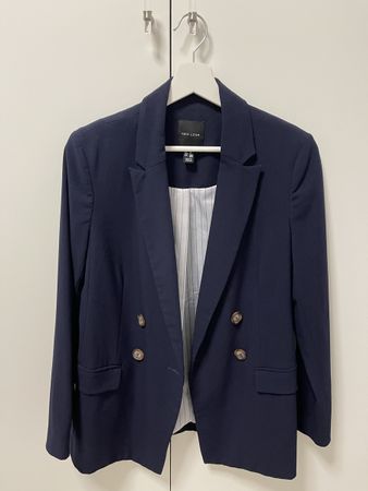 NEU New Look Blazer Gr. 36 Navy Doppelreiher Marineblau