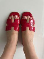 Summer ☀️❤️‍🔥 Sandalen in Oran Stil +Dustbag Grösse 38 Red