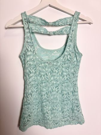 vintage turquoise charlotte russe top