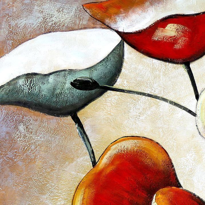 Riproduzioni & Creazioni: Abstrakt Modern Art - Der Blumentanz – Nuovo (secondo la descrizione) da Larnaca venduto da KunstDepot24 1