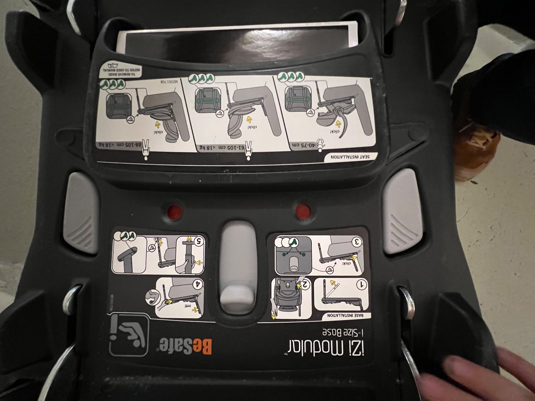 Seggiolini per auto: Besafe izi Modular Sitz und I-Size Base ISO FIX – Usato da Bern venduto da Torshov 2